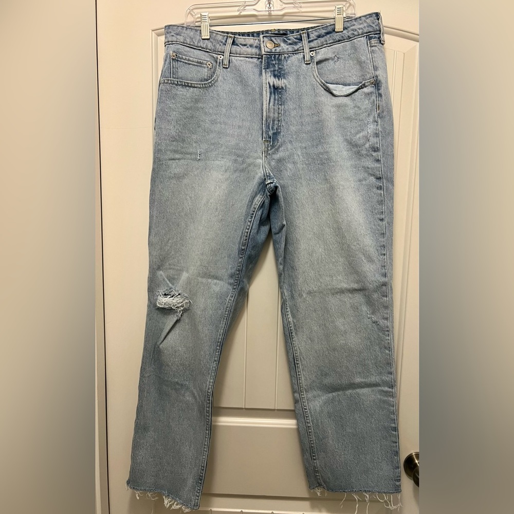 Free Assembly Super High Rise Straight Jeans